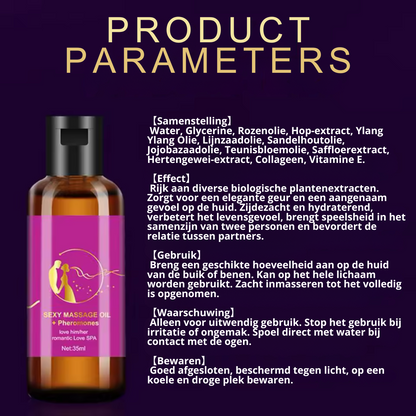 Aceite esencial para masajes sensuales